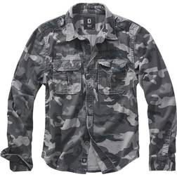 Brandit VintageLong Sleeve Shirt - Grey Camo