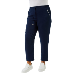 Roman Curve 27" Tie Front Joggers - Navy