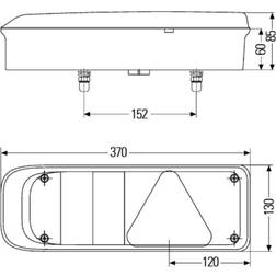 Hella heckleuchte 2vp 340 934-101 rechts 130mm