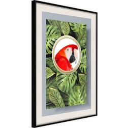 Artgeist Inramad Parrot Says Hi Poster