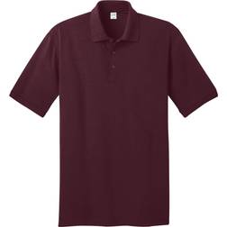 Port & Company Core Blend Jersey Knit Polo Shirt - Athletic Maroon