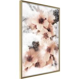 Artgeist Inramad Tavla Heavenly Flowers Guldram Poster