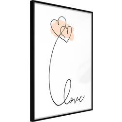 Artgeist Love Balloon Plakat 30x40cm