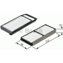 Bosch M2163 Cabin Filter Standard
