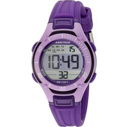 Armitron 45/7062pur digital chronograph purple