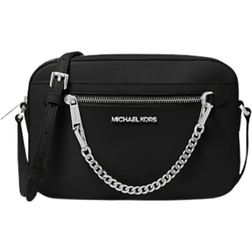 Michael Kors Jet Set Large Saffiano Crossbody Bag - Black