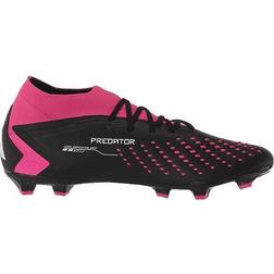 adidas Predator Accuracy.3 Firm Ground - Core Black/Cloud White/Team Shock Pink 2