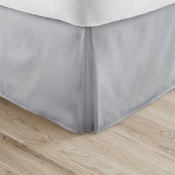 Home Collection Premium Pleated Dust Ruffle Valance Sheet Gray (99.1x205.7cm)