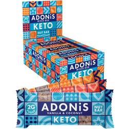 Adonis Mixed Keto Box with Nut Bars 16 pcs