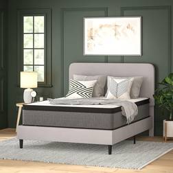 Flash Furniture Capri Comfortable Sleep 13 Inch Hybrid Queen Coil Spring Mattress