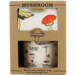 Gift Republic Mushroom Mug and Socks Set Becher 50cl