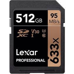 Lexar Media SDXC Professional UHS-I U3 95MB/s 512GB (633x)