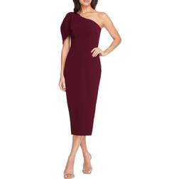 Dress The Population Tiffany Dress - Burgundy