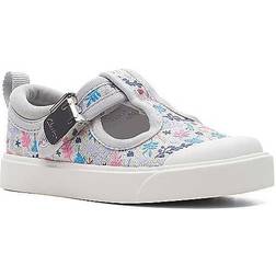 Clarks 'girls doodles canvas t-bar shoes city dance