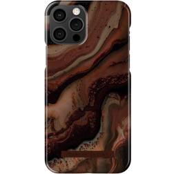 iDeal of Sweden Printed Case Dark Amber Marble