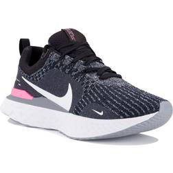 Nike React Infinity Run Flyknit 3 Men's Black Football Grey Pink