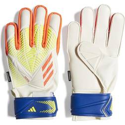 adidas Predator Edge Match Fingersave Jr - White/Solar Red