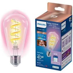 Philips Clear 40W ST64 E27 Filament Bulb Elegance in Illumination