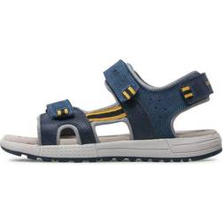 Geox ALBEN Boy Sandal,AVIO/DK YELLOW,33