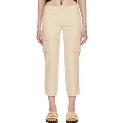 Frame Women's Relaxed Cropped Utility Pants - Washed Flax