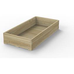 Forest Garden 1.8M X 0.9M Softwood Raised Bed Kit