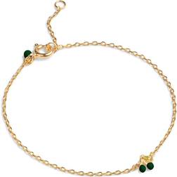 ENAMEL Copenhagen Cherry Armbånd Petrol Green