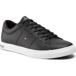 Tommy Hilfiger Essential Leather Trainers - Black