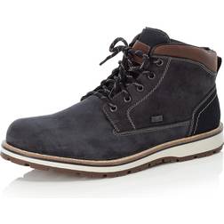 Rieker Men's Flat Fashion Boot, Blue Blau 16