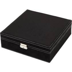 Juvale Two Layer Jewellery Box - Black