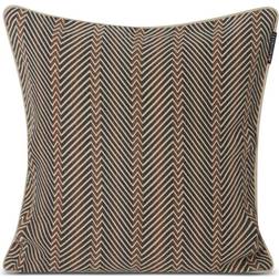 Lexington Zig Zag Printed Cushion Cover Brown (50x50cm)