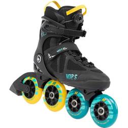 K2 VO2 100X BOA Unisex Inline Skates, Blk/Blue/Yellow