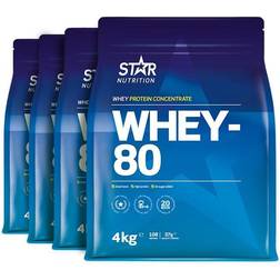 Star Nutrition Whey-80 16 kg 4 st