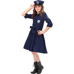 Girl's Helpful Police Officer Costume