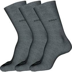 HUGO BOSS Men's 3P RS Uni CC Regular Socks - Medium Grey31