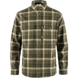 Fjällräven Men's Värmland Heavy Flannel Shirt - Green/Deep Forest