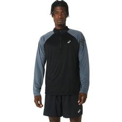 Asics Icon 1/4 Zip Top, Black