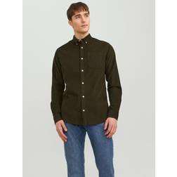 Jack & Jones JJECLASSIC CORD SHIRT LS SN Grøn