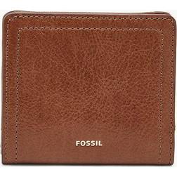 Fossil Brieftasche Logan, Leder/Polyurethanbesatz Bifold braun H SL7829200