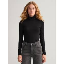 Gant Slim LS Turtleneck Black