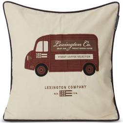 Lexington Truck Organic Twill Kissenbezug Braun (50x50cm)