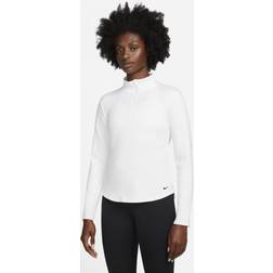 Nike Women's Therma-FIT One Long-Sleeve Half-Zip Top White/Black