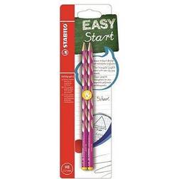 Stabilo EASYgraph SL Bleistift HB Pink 2 Stück Blister 4006381531054