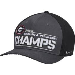 Nike 2022-23 College Football Playoff Peach Bowl Champions Georgia Bulldogs Locker Room Hat, Men's, Black