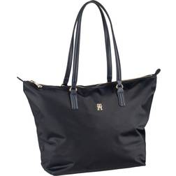 Tommy Hilfiger Handtasche Poppy Th Tote AW0AW15639 Dunkelblau