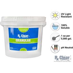 Rx Clear Granular Swimming Pool Chlorine 8 lb Bucket