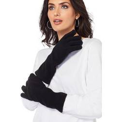 Women's Fleece Gloves by Accessories For All in Black