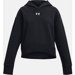 Under Armour Rival Fleece Crop Hoodie Mädchen 001 black/white 149-160 cm