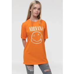 Nirvana White Smiley T Shirt