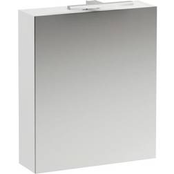 Laufen Base Spegelskåp Med Belysning 60 x 70 cm Vänster Matt Vit
