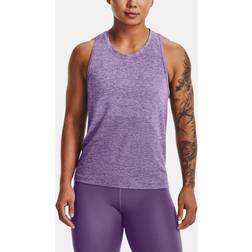 Under Armour Seamless Stride Tank-Top Damen Lila, Größe